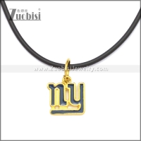 Rubber Necklace W Stainless Steel Clasp n003194HG