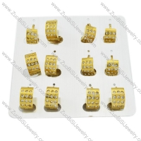 good quality noncorrosive steel Cutting Earring for Ladies - e000300