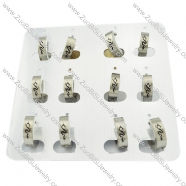 attractive 316L Stainless Steel Cutting Earring for Ladies - e000322