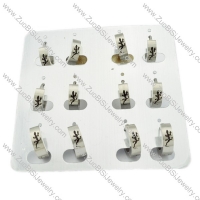 brilliant 316L Stainless Steel Cutting Earring for Ladies - e000324