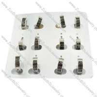 Stainless Steel laser Cutting Earring with The Great Wall pattern for Ladies - e000329