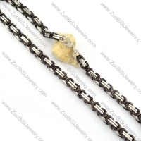 top quality noncorrosive steel Stamping Necklaces - n000151