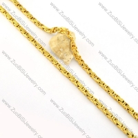 economic noncorrosive steel Stamping Necklaces - n000157
