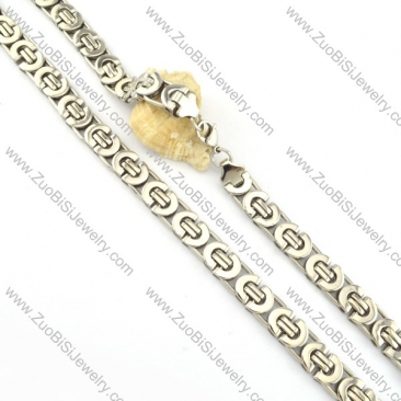 the best noncorrosive steel Stamping Necklaces - n000171