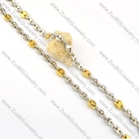 clean-cut noncorrosive steel Stamping Necklaces - n000186