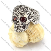 remarkable noncorrosive steel Biker Skull Ring with punk style for Motorcycle bikers - r000516