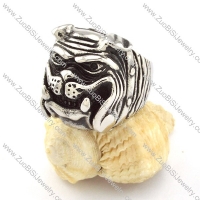 comely Steel Mangy Dog Ring with punk style for Motorcycle bikers - r000518