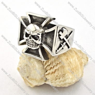 great 316L Stainless Steel Biker Ring with punk style for Motorcycle bikers - r000524