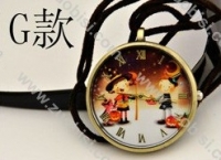 Fashion Pocket Watch Chain for Children - PW000064-G