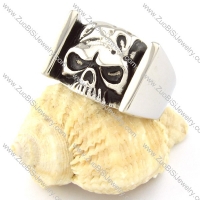China Stainless Steel Skull Ring from biggest jewelry manufacturer -r000688