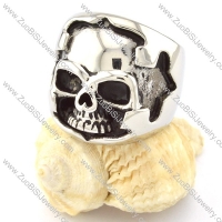 Stainless Steel Skull Ring china -r000690