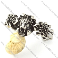 Punk Bangle in Stainless Steel for Bikers -b000984