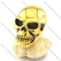 Large Mens Skull Ring in Stainless Steel for Motorcycle Bikers -r000719