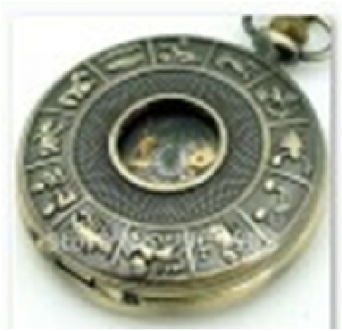 Antique Mechanical Pocket Watch with chain -pw000385