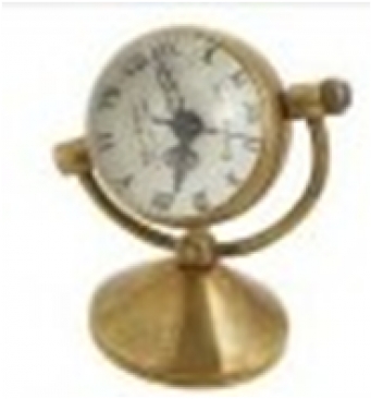 Antique Brass Mechanical Pocket Watch with chain -pw000397