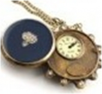 Antique Mechanical Pocket Watch with chain -pw000398
