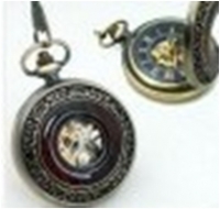 Antique Mechanical Pocket Watch with chain -pw000403