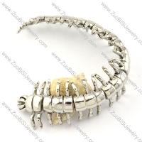 Big Lively Centipede Bracelet in Stainless Steel -b000991