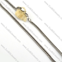 Vintage 316L Stainless Steel Chain for matching men's biker jewelry -n000252
