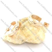 good quality oxidation-resisting steel Plating Earring for Ladies -e000513