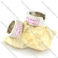 Buy Pink Rhinestone Earring on ZuobisiJewelry.com Wholesale Store -e000540