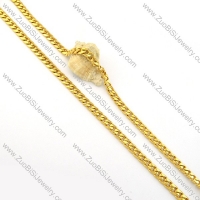 good quality oxidation-resisting steel Stamping Necklace for Wholesale -n000261