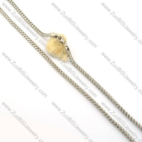 good noncorrosive steel Stamping Necklace for Wholesale -n000262