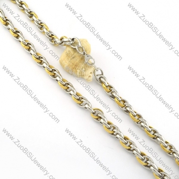 brilliant oxidation-resisting steel Necklace -n000280