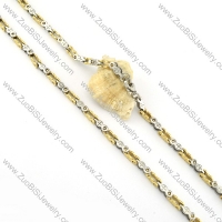 great oxidation-resisting steel Necklace -n000307