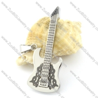 remarkable 316L Stainless Steel Guitar Pendant -p000969