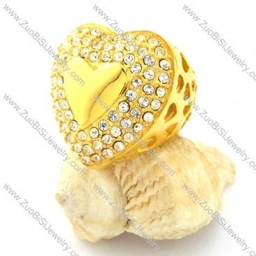 good Stainless Steel Plating Ring for Ladies -r000757
