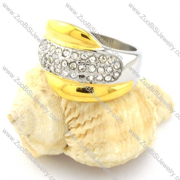 high quality nonrust steel Plating Ring for Ladies -r000772