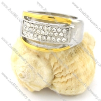 functional nonrust steel Plating Ring for Ladies -r000789