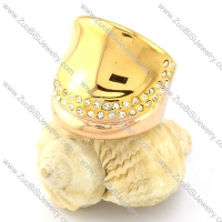 hot welcome Steel Plating Ring for Ladies -r000792