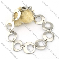 clean-cut noncorrosive steel Stainless Steel Bracelet with Stamping Craft -b001196