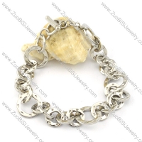 good selling oxidation-resisting steel Stainless Steel Bracelet with Stamping Craft -b001205