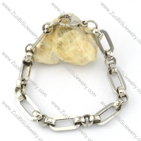 enjoyable oxidation-resisting steel Stainless Steel Bracelet with Stamping Craft -b001217