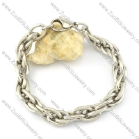 comely oxidation-resisting steel Stainless Steel Bracelet with Stamping Craft -b001232