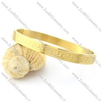 pretty 316L Stainless Steel Stamping Bangle in 316L Stainless Steel -b001255