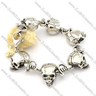 hot welcome Stainless Steel Biker Bracelets for Heavy Strong Mens with Cheapest Wholesale Price -b001282