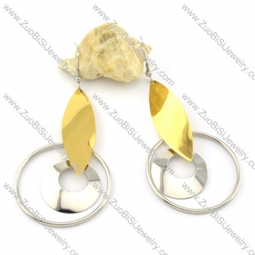 great noncorrosive steel Plating Earring for Beautiful Girls -e000569