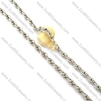 Good-looking Steel Stamping Necklace -n000357