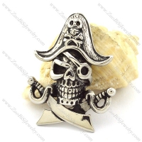 Casting Pirate Pendant with 2 Swords -p001132