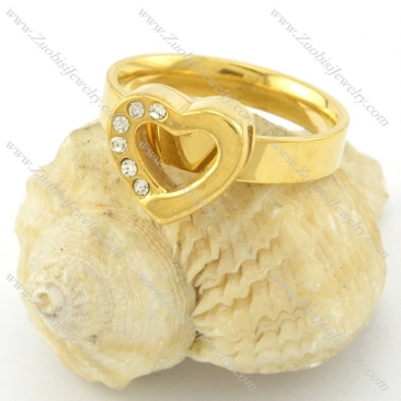 Gold-Plating Heart Rings r001511