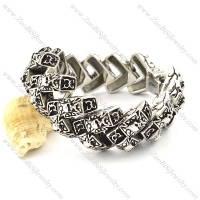 Good Oxidation-resisting Steel casting bracelet from china wholesale jewelry market -b001352