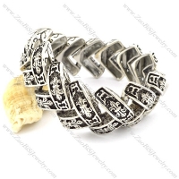 Good 316L Stainless Steel casting bracelet from china wholesale jewelry market -b001355