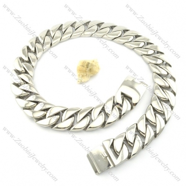 L 600*W 31mm large heavy casting stainless steel necklace for men n000454-1