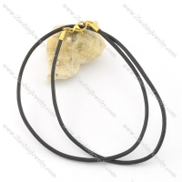 2.5mm wax code with gold clasp for matching pendant n000552