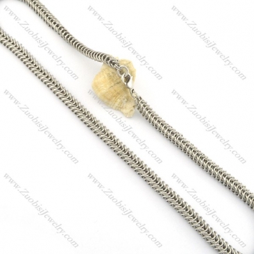 8.5mm beautiful stainless steel hand chain necklace n000531