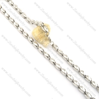 7mm wide hollow ball chain necklace n000528